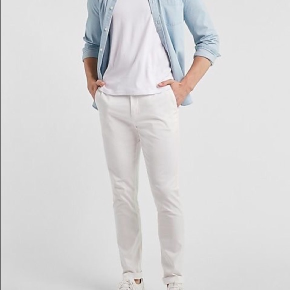 Express Skinny Temp Control Hyper Stretch Chino Pants - Picture 1 of 6